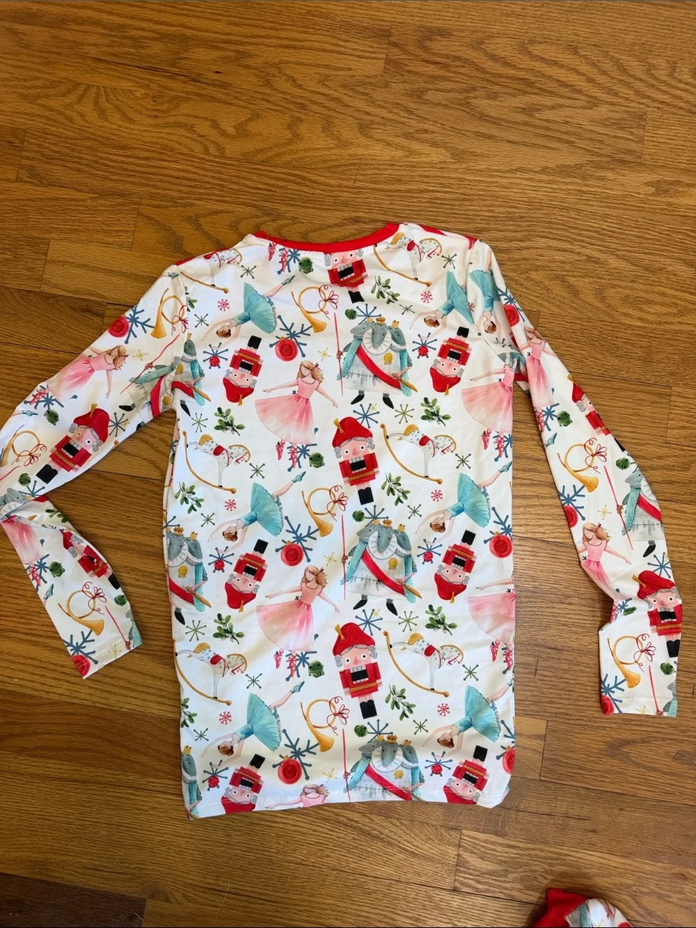 NWOT Millie Loves Lily Holiday Nutcracker & Ballerina Girl Pajamas in Red/White